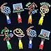 Oitnlaughter 36Pcs Soccer Themed LED Finger Lights Soccer Party Favors Glow in the Dark Light Up Finger Lights Sport Themed Toys Bulk for Kids Boys Girls Sport Birthday Goodie Bags Stuffers Classroom Prizes Gifts - Image 2