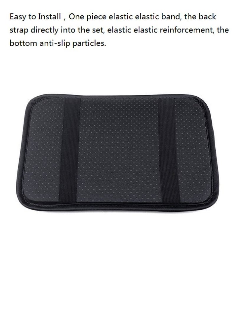 KASTWAVE Car Center Console Cushion Pad Universal Waterproof Car Armrest Seat Box Cover Auto Arm Rest Protection Vehicles Interior Accessories Fit for Most Cars Vehicles SUVs Black - Image 5