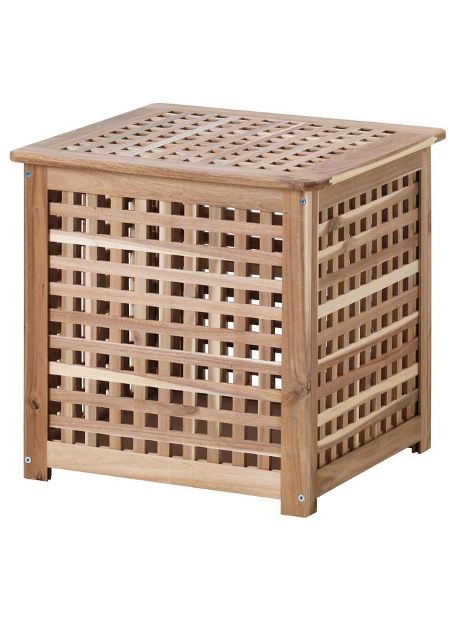 erorex Side Table, Acacia, 50X50 Cm - Image 1