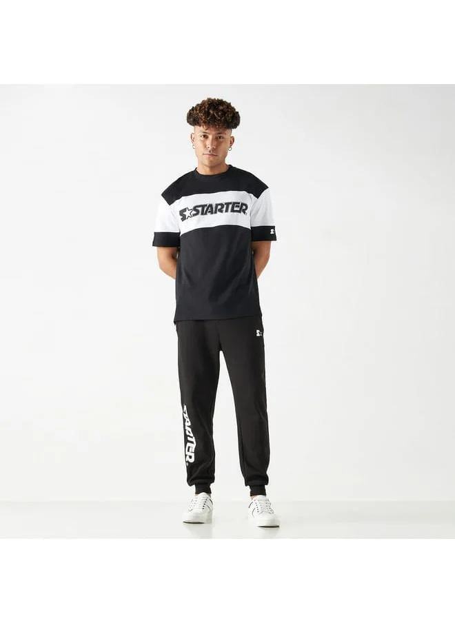 STARTER Starter Print Crew Neck T-shirt with Short Sleeves