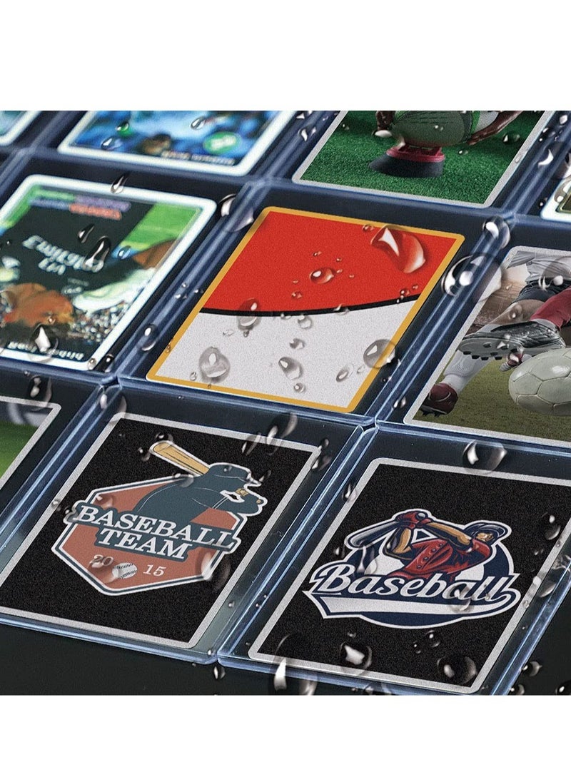 SYOSI 40 Count Toploaders Card Sleeves, Top Loaders Card Sleeves for Trading Card, Protective Sleeves Card Holder Fit for Stardard Cards, Baseball Card, Sports Cards, MTG, Yugioh  - Image 2