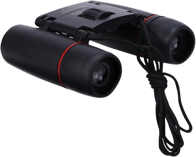 Compact Folding Binoculars 10x25 High Powered Optics for Hiking Sightseeing Concerts Lightweight Portable - Image 1