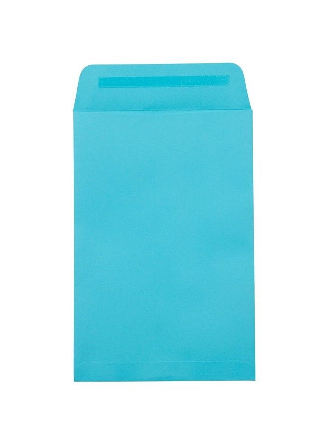 JAM Paper 6 X 9 Open End Colored Catalog Envelopes With Peel And Seal Closure Blue 25 Pack  - Image 4