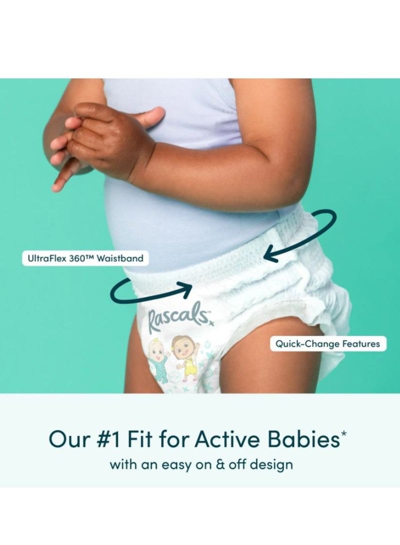 Rascals Training Diaper Pants Cocomelon Edition - Easy Pull Up Design Diaper Pants - Soft & Comfortable Baby Diaper Pants Size 7 - Ultra Flex 360 Waistband 17+ kg - Jumbo Box (38 Count) - Image 3