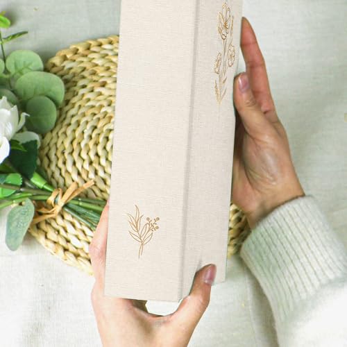 Holoary Photo Album 4x6 300 Photos, 300 Pockets 4”x6” Picture Album, Linen Fabric Cover Big Picture Book for Photos with Writing Area, 4x6 Photo Albums for Family Weddings Travel Memories(Beige) - Image 4