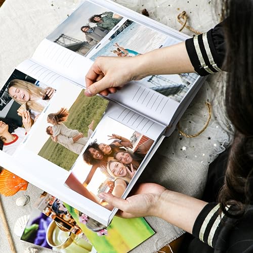 Holoary Photo Album 4x6 300 Photos, 300 Pockets 4”x6” Picture Album, Linen Fabric Cover Big Picture Book for Photos with Writing Area, 4x6 Photo Albums for Family Weddings Travel Memories(Beige) - Image 5