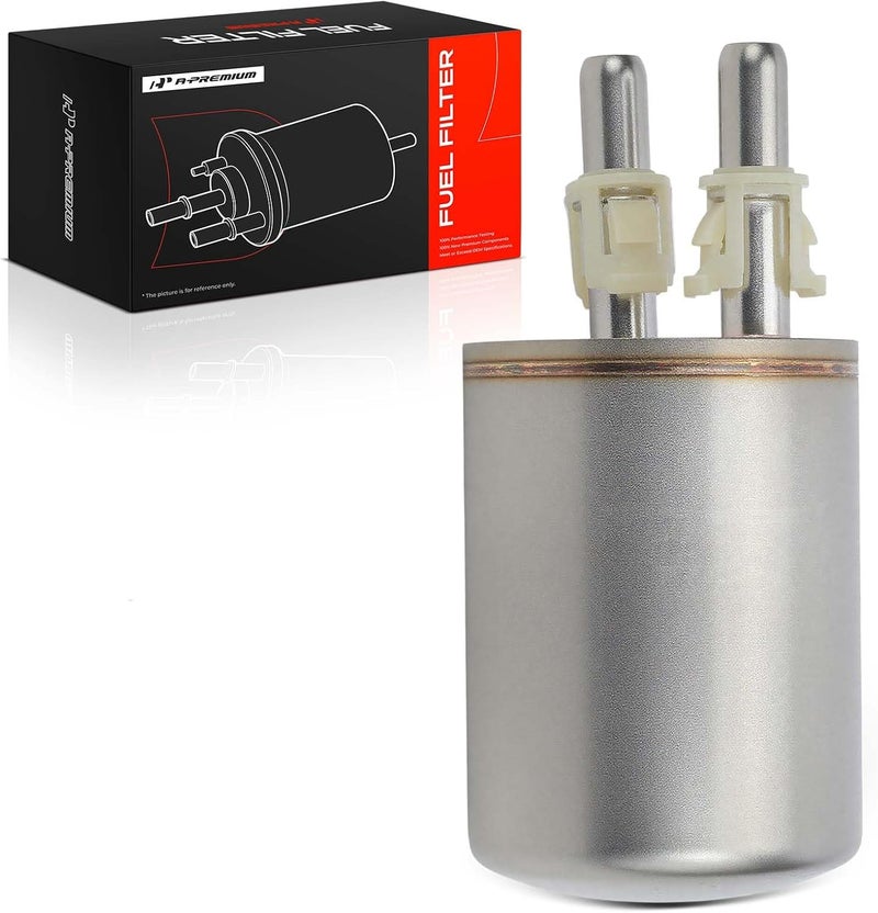 A-Premium Fuel Filter Compatible with Chevrolet Trailblazer 2002-2004, Trailblazer EXT 2002-2005, SSR 2003-2005 & Buick Rainier 2004-2005 & GMC Envoy/Envoy XL 2002-2005 & Hummer & Isuzu & Oldsmobile - Image 1