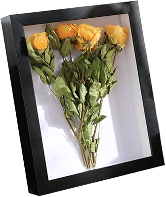 Dodxiaobeul DODXIAOBEUL Shadow Box Picture Frame,Frame for Dried Flowers,1.2" Deep Hollow Display Frame,Graduation Cap Shadow Box  - Image 1