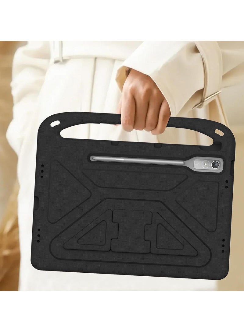 Tablet Case for Lenovo Tab P12 12.7 Inch, EVA Foam Lightweight Shockproof, Tablet Cover with Handle Stand and Pen Slot Case for Children Firendly