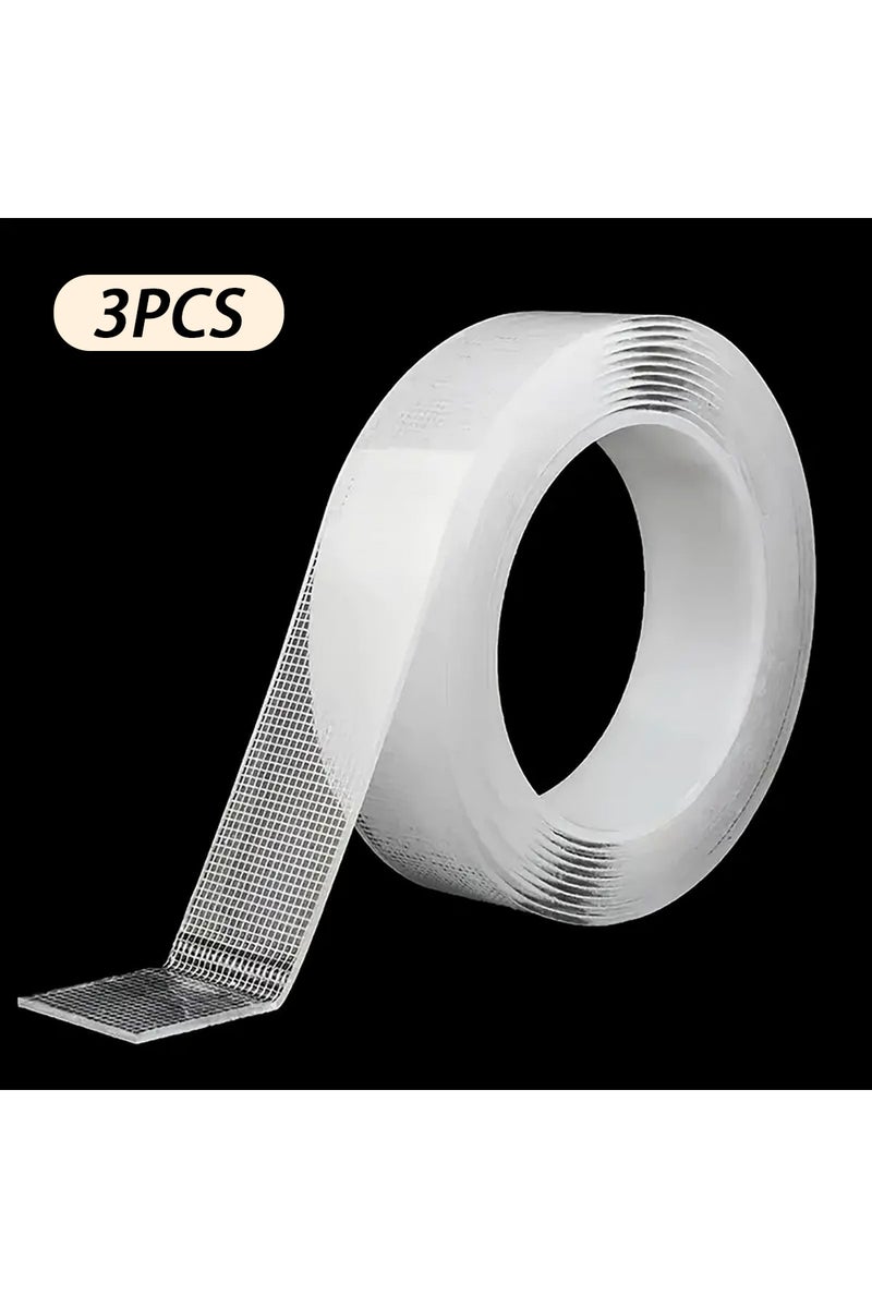 3pcs 1pc Ultra-strong Double-sided Adhesive Nano Tape, Clear Removable Waterproof Extra Strong Stick