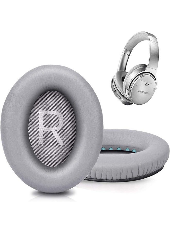 Ant Replacement Ear Pads ​for Bose QC35 & QC35ii Headphones, Softer Leather Ear Pads Ear Cover, Noise Isolation Foam  - Image 1