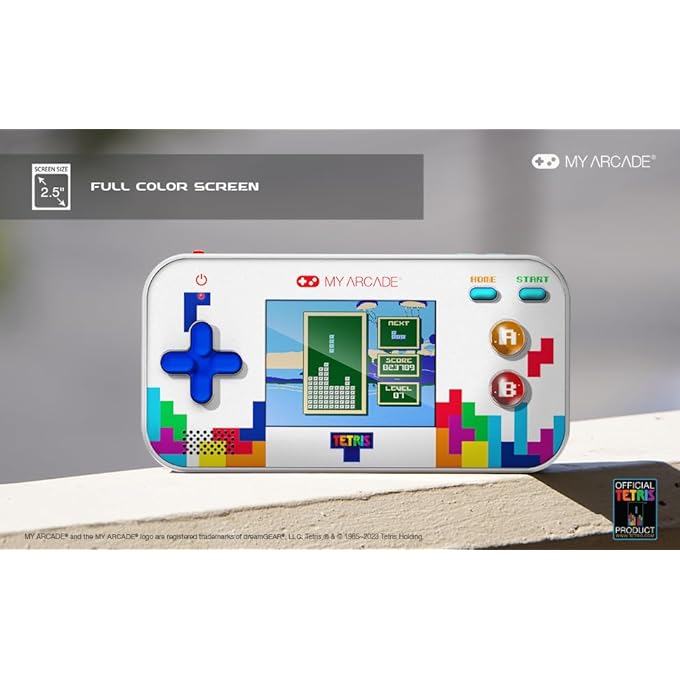 TETRIS GAMER V: PORTABLE VIDEO GAME SYTEM WITH 201 GAMES, 2.5" FULL COLOR SCREEN, POCKET SIZE - Image 2