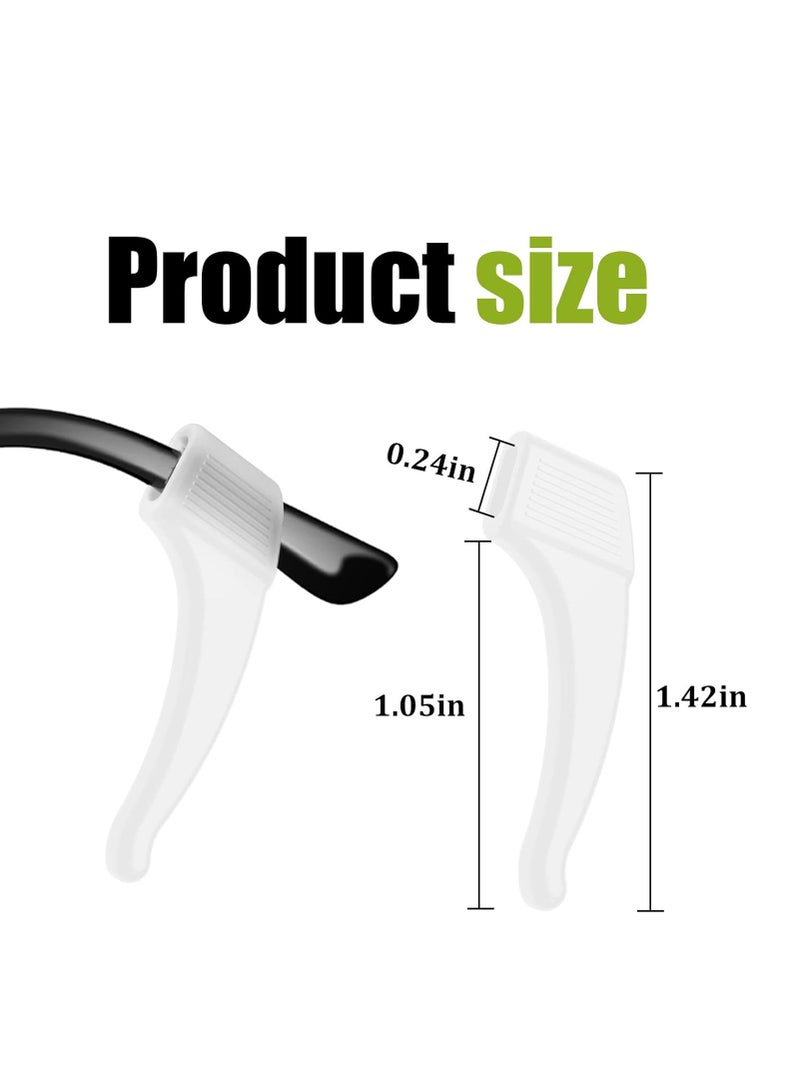 أوزيغالور 3 زوجًا من مثبطات النظارات المضادة للسقوط أداة لمنع سقوط النظارات حام الأذن المضاد للسقوط نهاية الجانب الخاصري محتفظ بالنظارات (ثلاثة ألوان) - Image 2