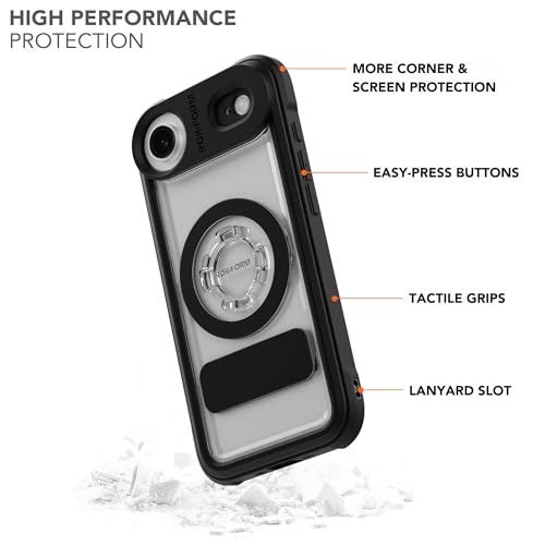 ROKFORM Crystal Case Compatible with iPhone 17 Air Magnetic Cover Clear - Image 3