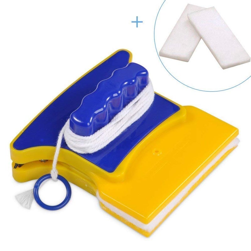 SEASPIRIT Magnetic Window Cleaner DoubleSide Glazed Two Sided Glass Cleaner Wiper with 2 Extra Cleaning Cotton Cleaner Squeegee Washing Equipment Household Cleaner - Image 2