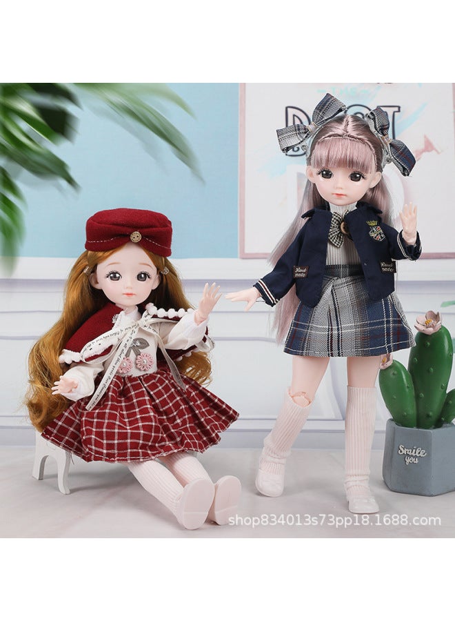 High-looking 30cm Yi Tian Barbie Doll Little Princess Suit 20 Joint BJD Girl Birthday Gift Toy-Color:Yina-Height:Real Eye Version + Full Joint Movable ]  - Image 4