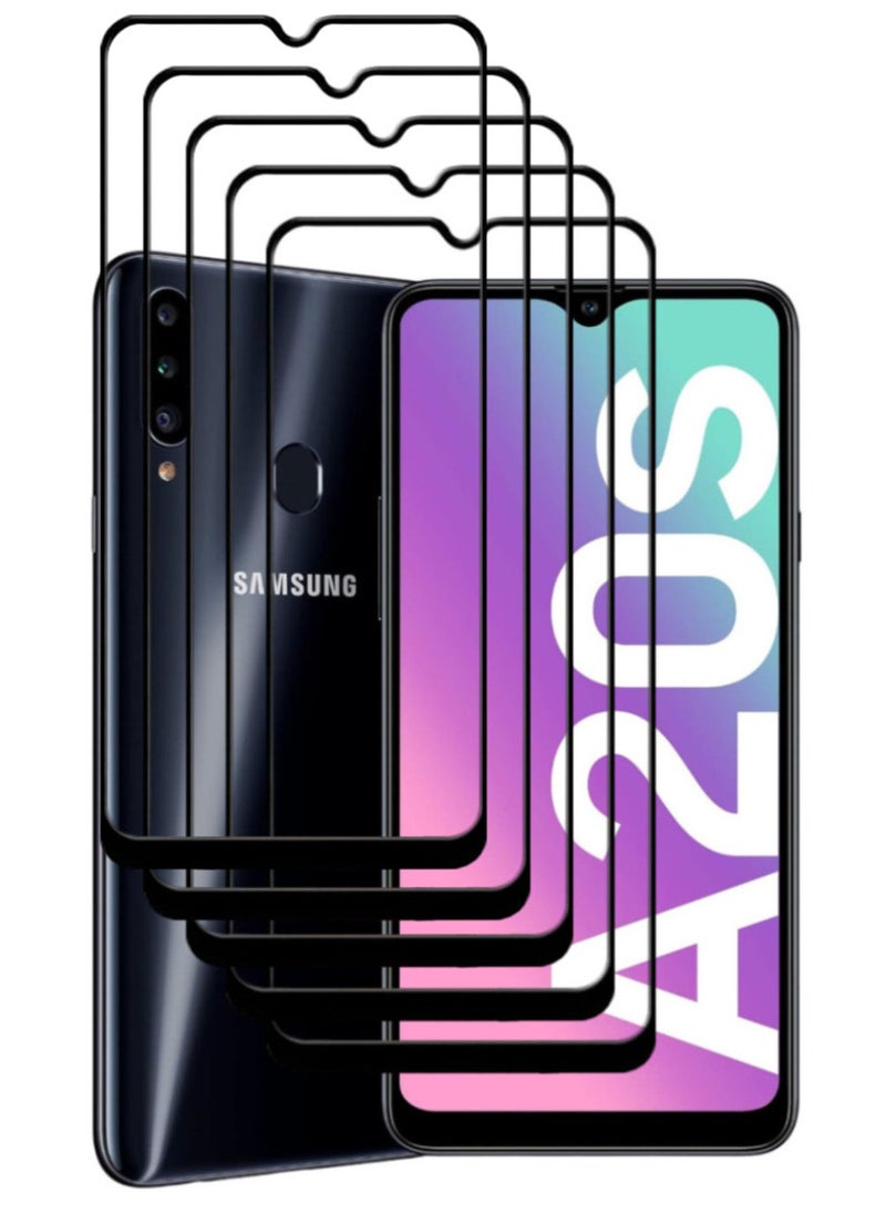 ACLIX 5 Pieces Antistatic ESD Dustproof Premium Quality High Definition Tempered Glass Screen Protector Designed For Samsung Galaxy A20s - Image 1