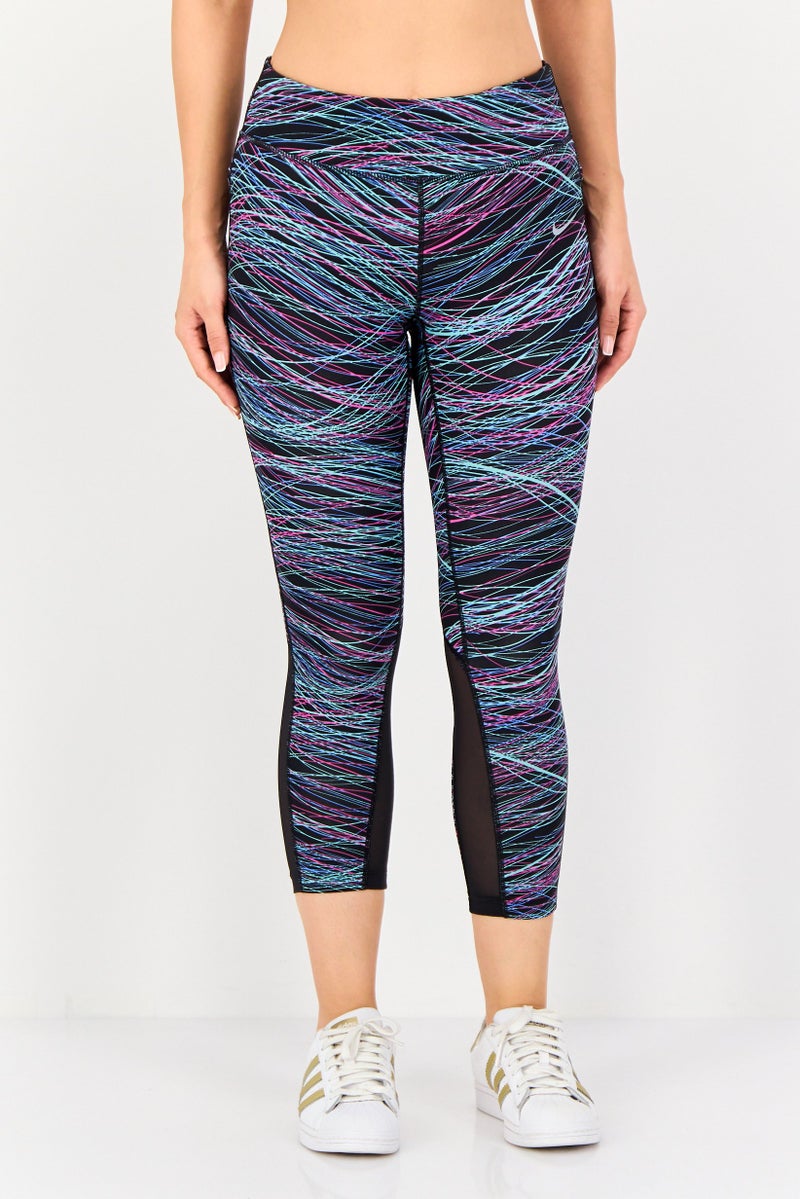 Nike Women Sportswear Fit Drawstring Running Leggings, Multicolor - Image 1