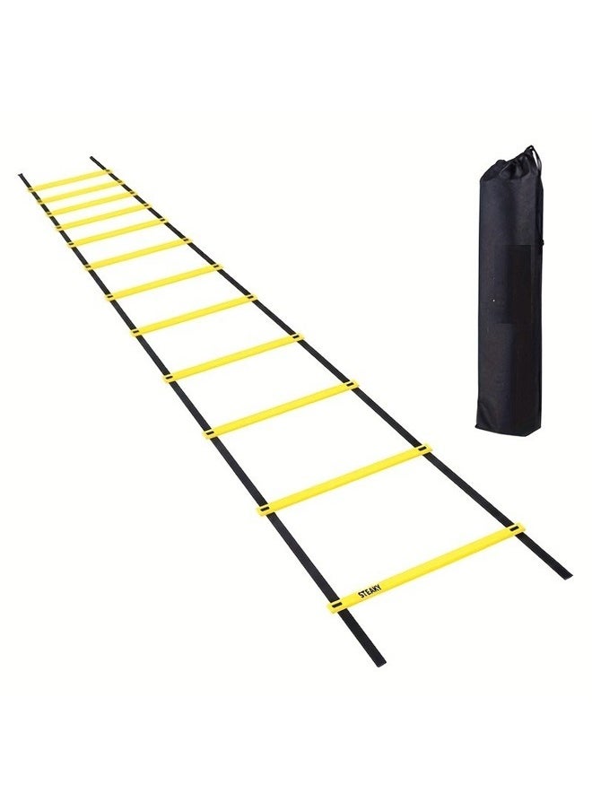 yongsheng 6M 12 Rungs Agility Ladder Set, Training Ladder with Carry Bag for Soccer, Speed Fitness Feet Training  - Image 3