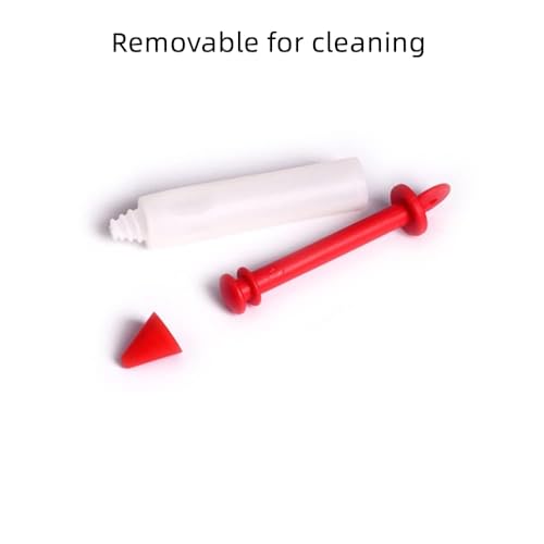 BRYHZKCM Pack of 4 Dessert Decorating Cake Decorating Pens Kit,Cake Decorating Syringe Cylinder Used for Chocolate Jam, Lettering, Drawing, and Cream Cake Baking Decorating Tools， - Image 3
