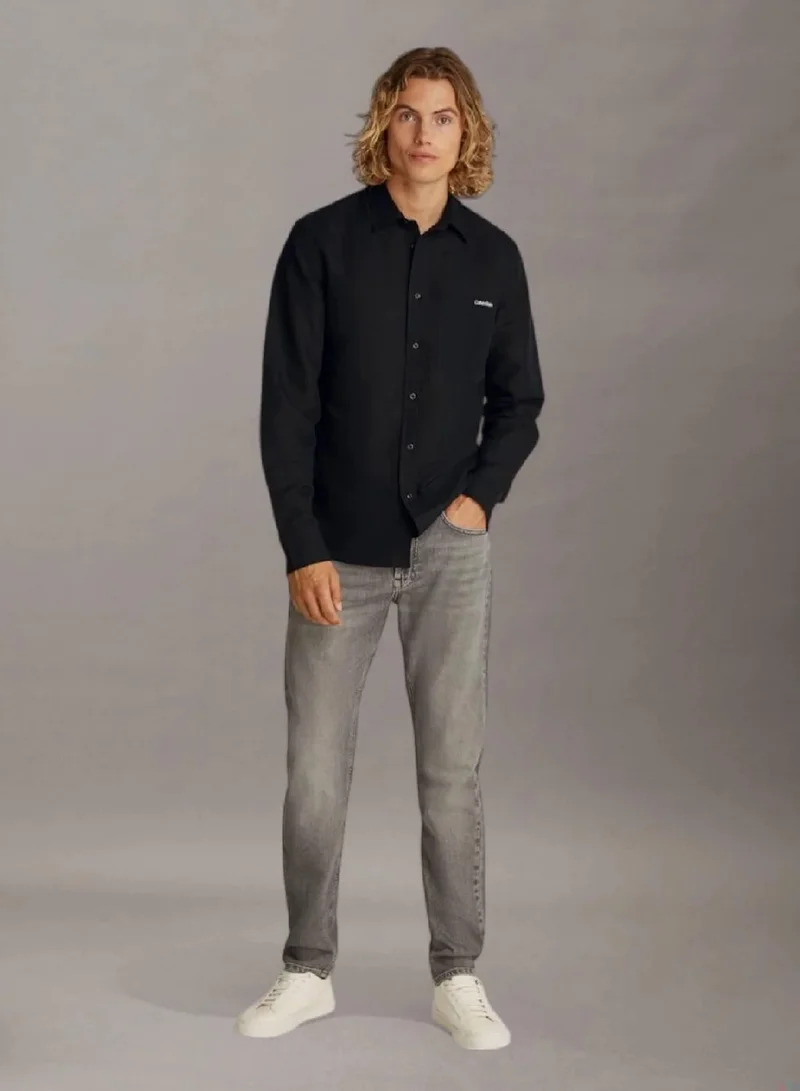 Calvin Klein Jeans  Linen Cotton Shirt for Men | Best Price UAE