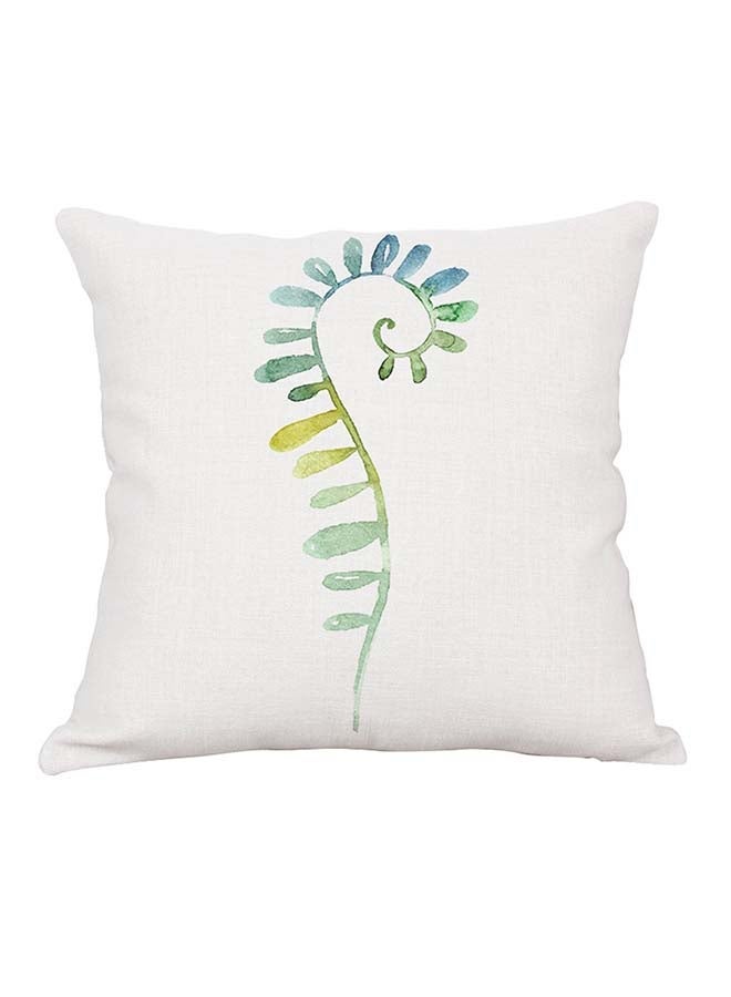 NIBEMINENT Leaves Printed Cushion Cover Multicolour 45x45cm