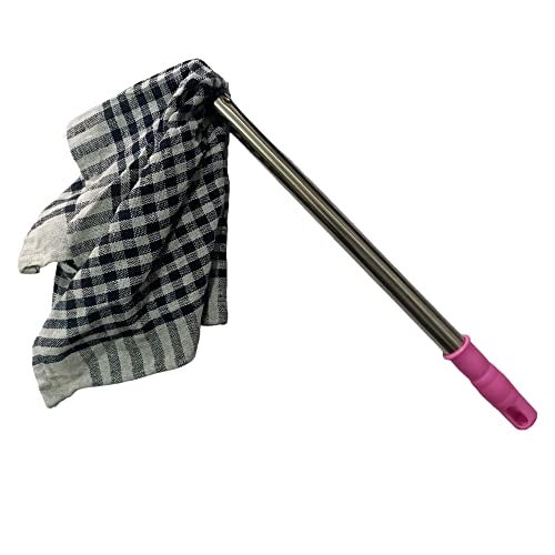 Nimbose® Magic Handy Dusting Jatakni with Removable Cotton Cloth for Cleaning Home, Jhatakni Dusting Cloth with Stainless Steel Handle (Multicolor, Pack of 3) - Image 5