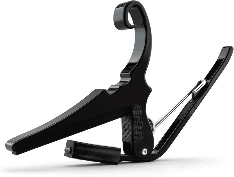 Kyser Musical Products Quick-Change Guitar Capo, KGCBA, Black - For Classical Guitars, Made in USA, Quality, Strong, Lightweight, Quick & Easy Key Changes, Innovative, Perfect Fit For Classicals - Image 2
