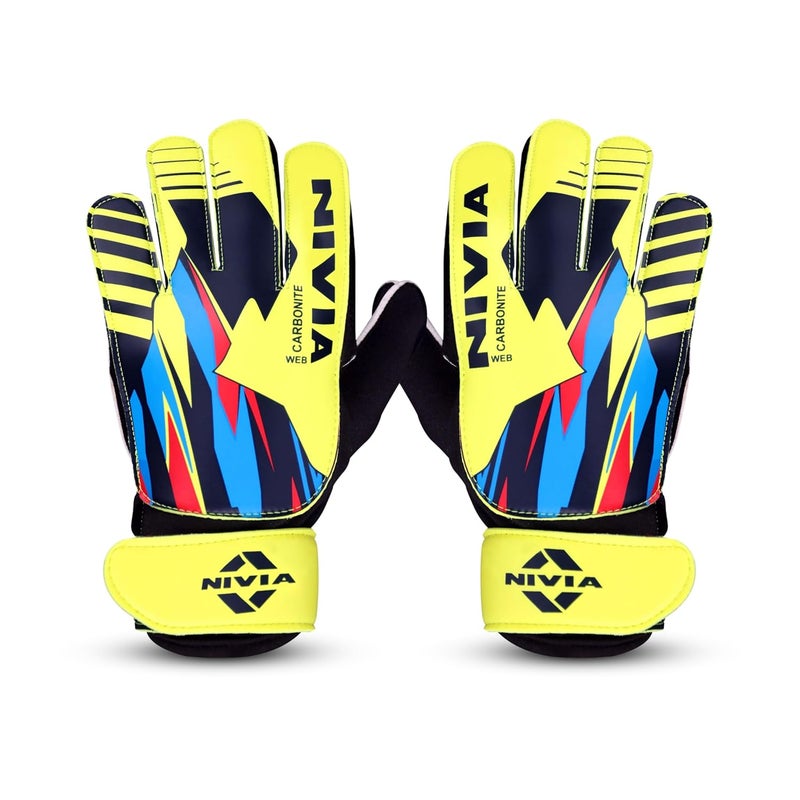 Nivia Web 897 Latex Goalkeeper Gloves - Image 1