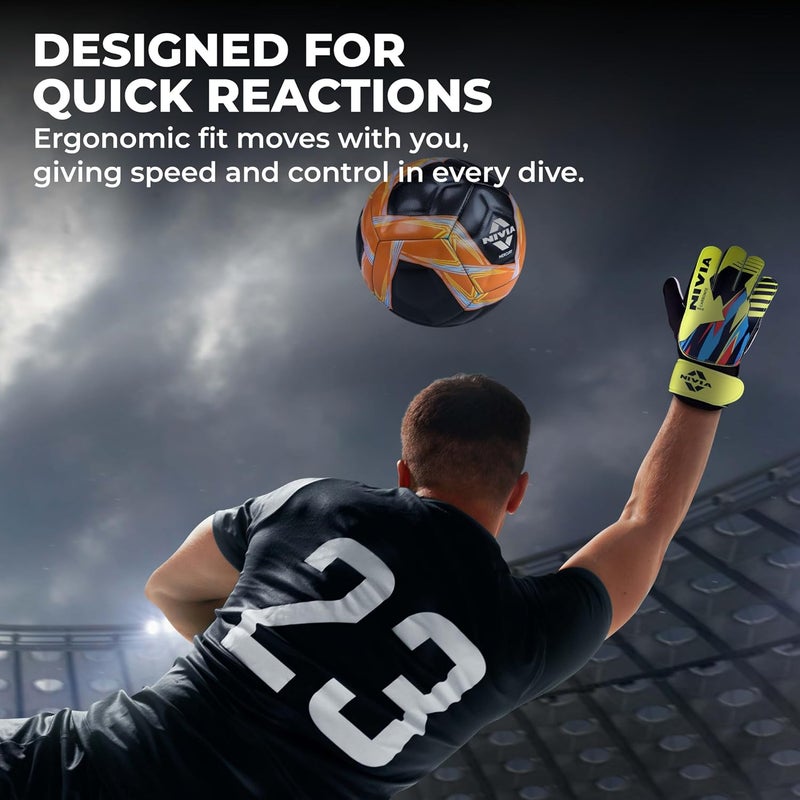 Nivia Web 897 Latex Goalkeeper Gloves - Image 4