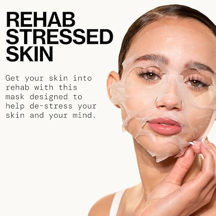 Pacifica Sheet Mask - Stress Rehab Coconut & Caffeine Facial Mask - 6-PACK De-Stress Sheet Mask for Redness & Puffiness Relief, Infused w/Green Tea, Turmeric & Hyaluronic Acid Cruelty-Free Skincare - Image 4