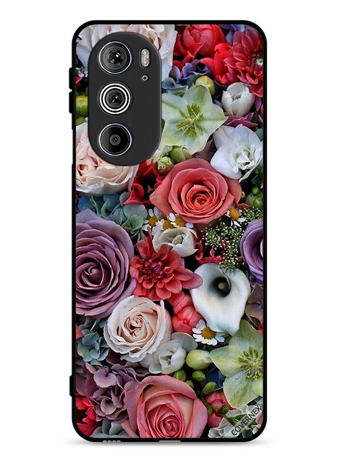 Covernex Motorola Edge 30 Pro Protective Case Cover Roses - Image 1