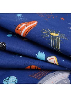 UOMNY UOMNY Astronaut Space Galaxy Baby Crib Sheet - Fitted Toddler Sheet Polyester Baby Sheet for Standard Crib and Toddler mattresses Nursery Bedding Sheet Crib Mattress Sheets for Boys 1 Pack  - Image 5
