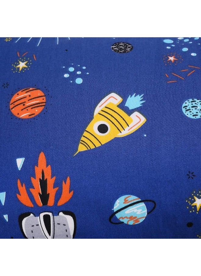 UOMNY - UOMNY Astronaut Space Galaxy Baby Crib Sheet - Fitted Toddler Sheet Polyester Baby Sheet for Standard Crib and Toddler mattresses Nursery Bedding Sheet Crib Mattress Sheets for Boys 1 Pack - Image 1