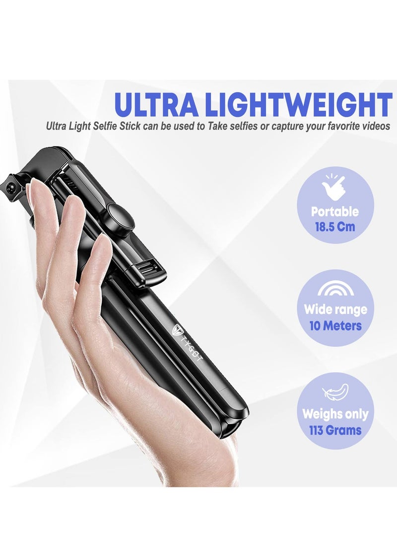 3 in 1 Extendable Selfie Stick Tripod with Detachable Bluetooth Wireless Remote Phone Holder for iPhone 12/Xs/iPhone 8/iPhone 11/11pro, Galaxy S10/S9 Plus/S8/Note8 - Image 5