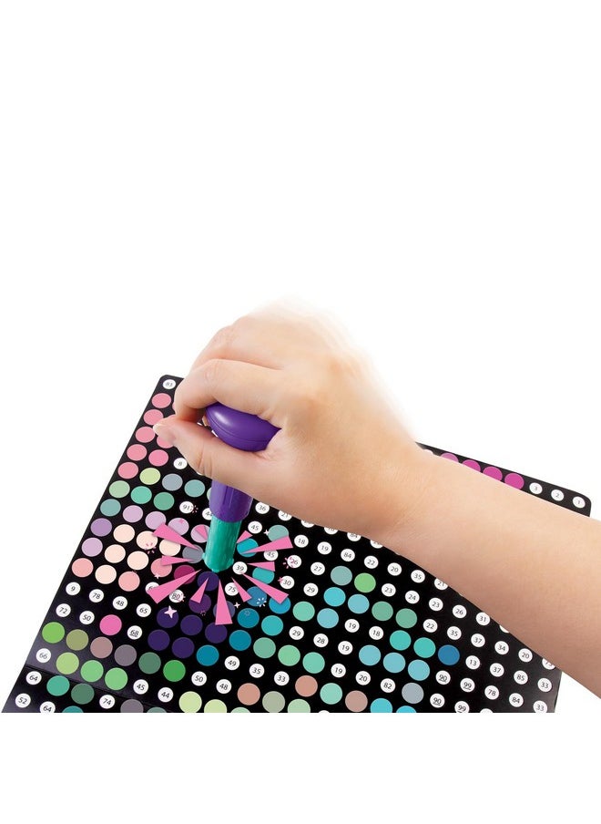Make It Real Make It Real Stamp to Reveal DIY Dot Posters, 1 Stamper per kit & 3 Dot Posters |Craft Kit, Artwork Activity, Girls & Kids Ages 6 Bunny, Frog, Panda  - Image 5