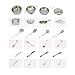 KIDDISON Montessori Language Materials Objects with Similar Cards 12pcs Mini Kitchen Replicas with Picture Cards - Image 2