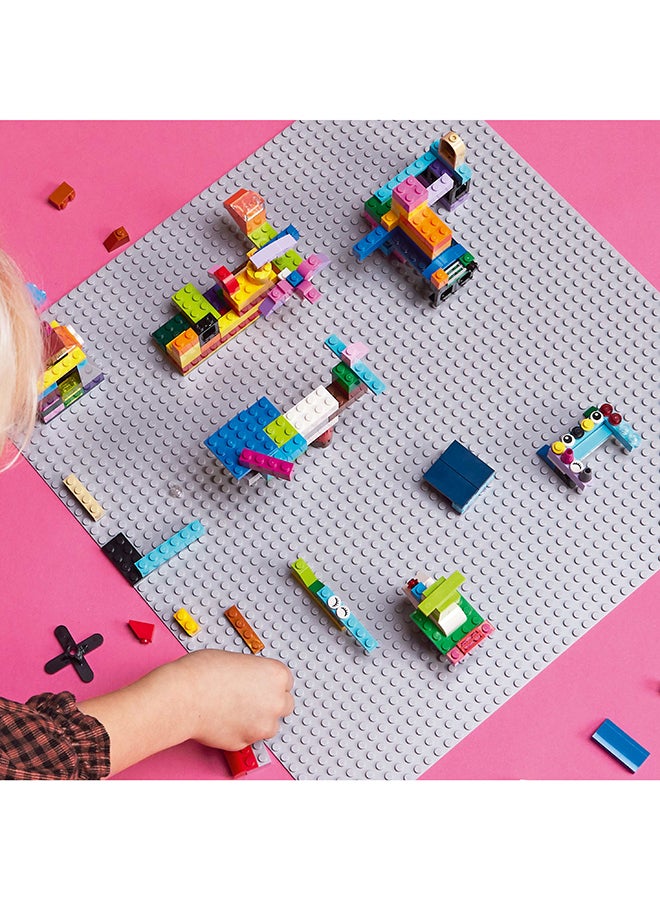LEGO® Classic Grey Baseplate 11024 Building Kit; Square 48x48 Landscape for Open-Ended Imaginative Building Play; Can Be Given as a Birthday, Holiday or Any-Day Gift for Kids Aged 4 and up (1 Piece) - Image 5