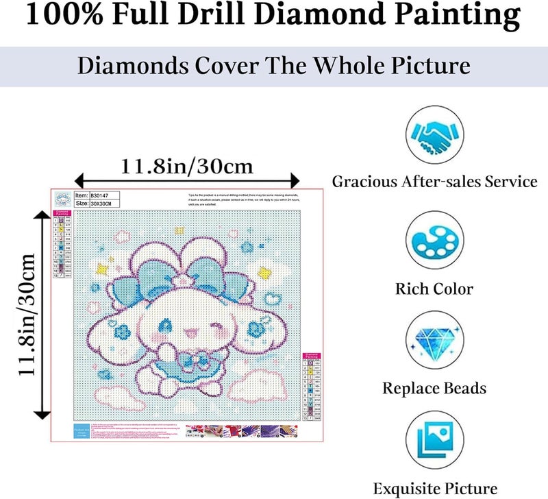 Jaki Diamond Art Painting Kits For Adults-Diamond Art For Adults 5D Full Drill Diamond Art Kits For Gift Home Wall Decor(12X12Inch) - Image 2