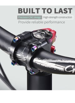 Excefore 31.8  28.6mm Bike Stem, 35mm Short MTB Stem, Ultra-Light CNC Aluminum Alloy, Gradient Color High-Strength Alu Alloy Ultralight Hollow Stem for Mountain and Road Bikes  - Image 3