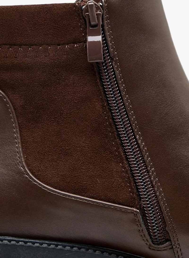 Flora Bella By Shoexpress Women's Zip Closure Ankle Boots