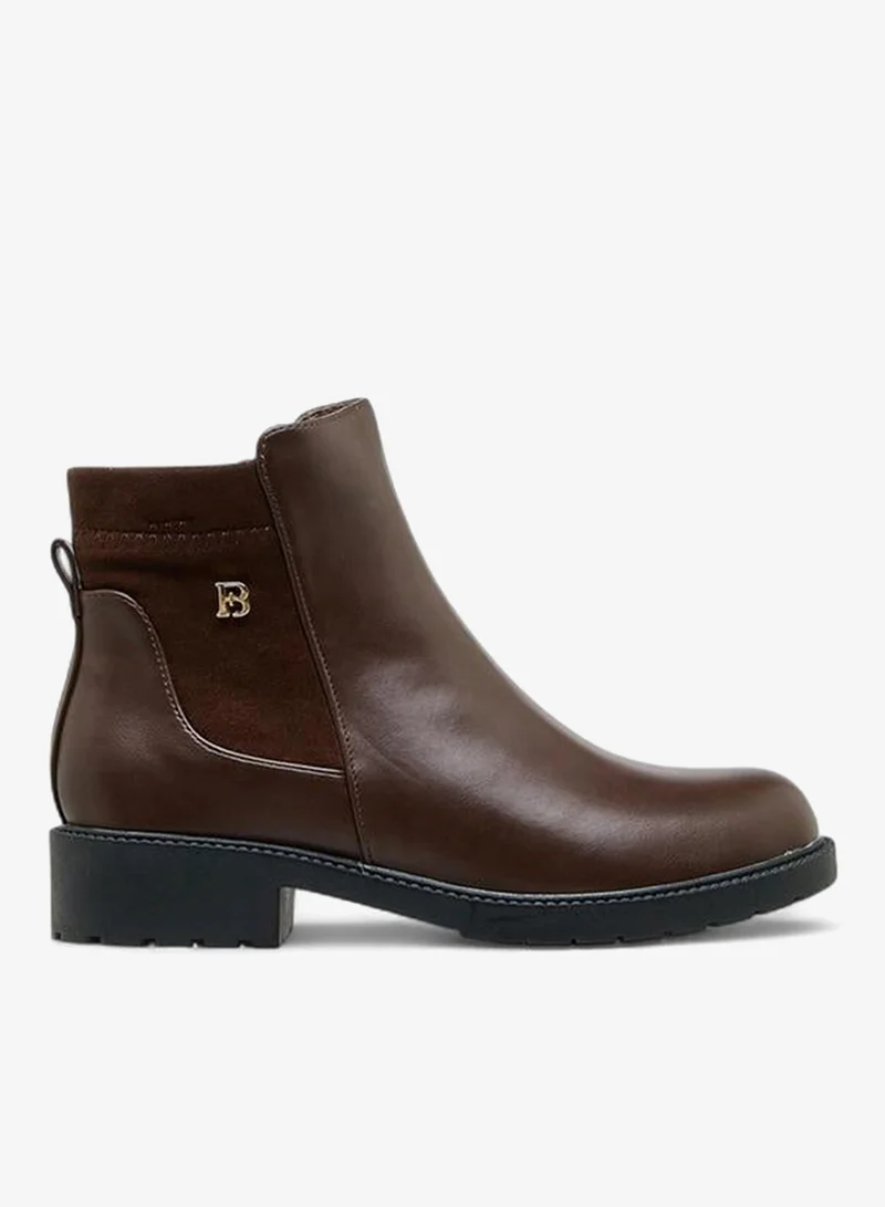 Flora Bella By Shoexpress Women's Zip Closure Ankle Boots