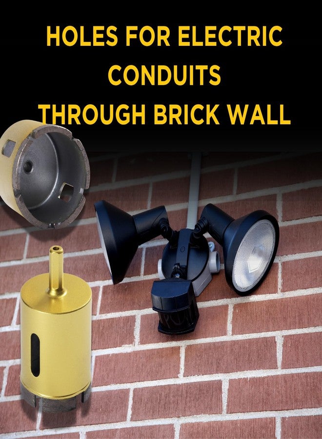 Drilax 1 3/4 inch Diamond Brick Concrete Block Masonry Hole Saw Heavy Duty Wet Dry Use 1-3/4 inch 1.75 inch Single Pack - Image 5