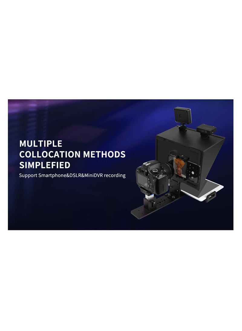 FeelWorld TP13A Portable Teleprompter for Smartphone/Tablet/DSLR (13") - Image 5