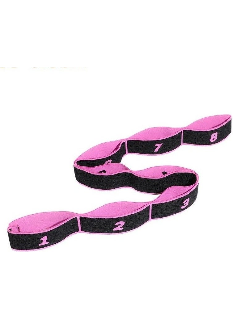 Technosmart 8 Different Level Resistance Bands Sports Exercise Aerobics Pilates Squat Band Fitness Yoga  - Image 1