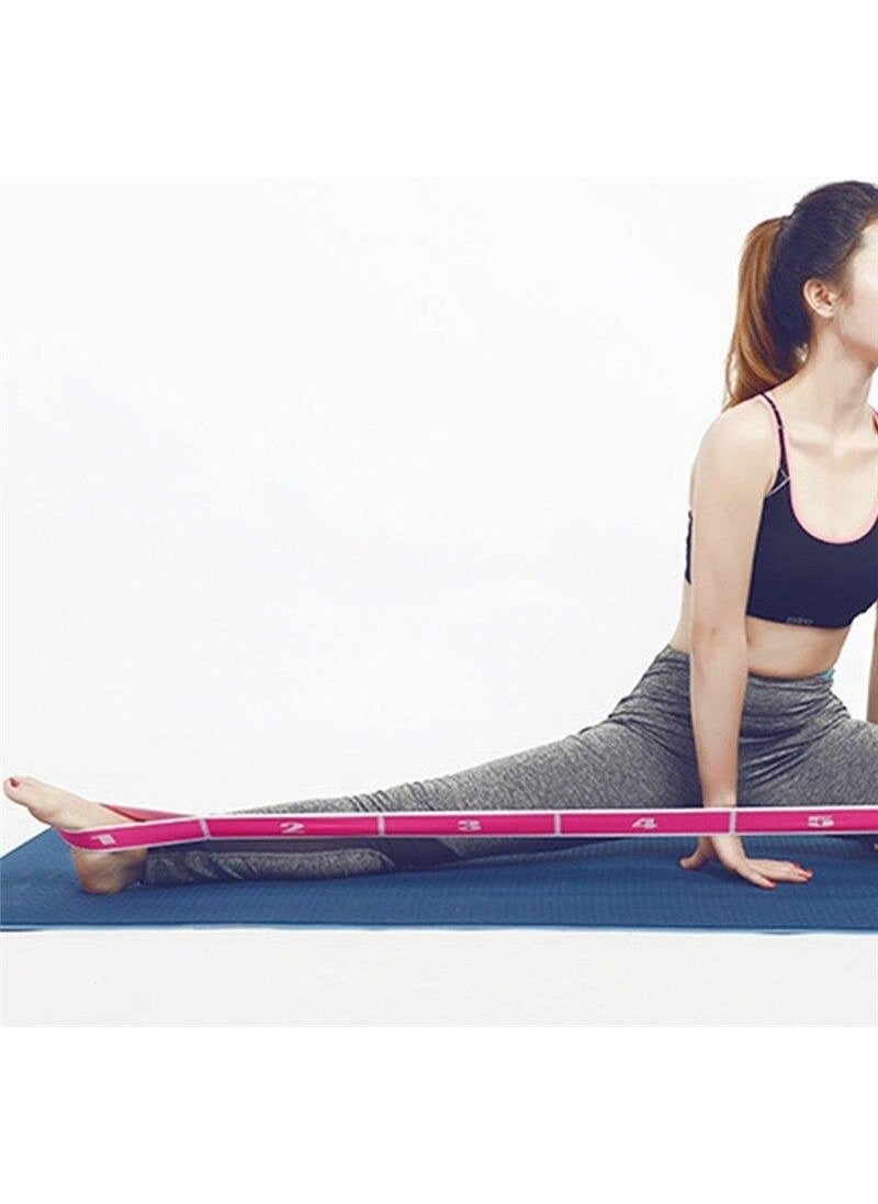 Technosmart 8 Different Level Resistance Bands Sports Exercise Aerobics Pilates Squat Band Fitness Yoga  - Image 5
