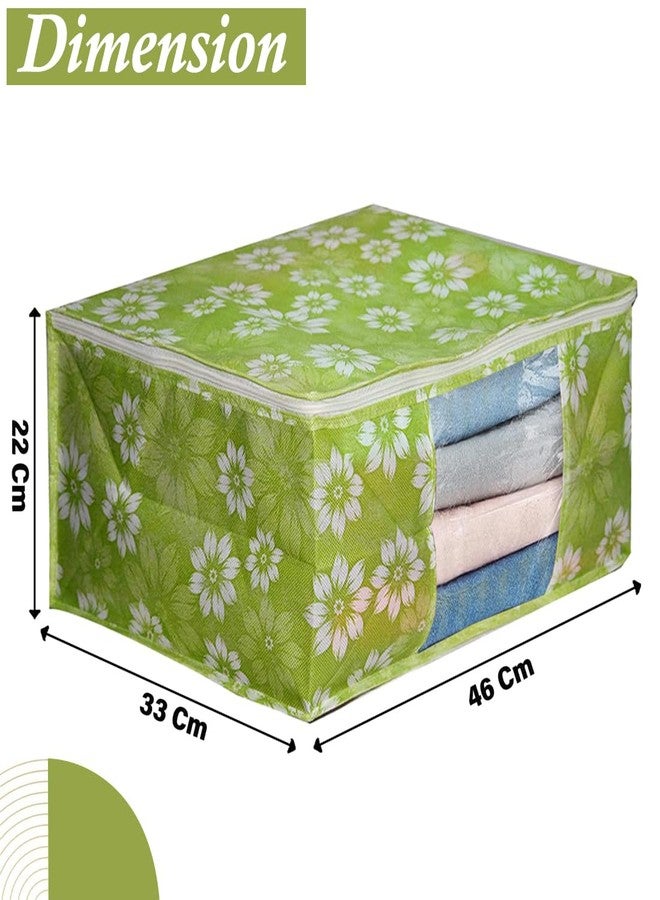 Shaping Fabric Garment Cover Non-Woven 90 GSM with Transparent Window & Double Metal Zipper - Pack of 10 | Dustproof Clothes Storage Bag for Sarees, Suits, Jackets, Shirts SCSDRL1682493517524148525259 - Image 2