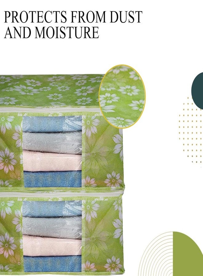 Shaping Fabric Garment Cover Non-Woven 90 GSM with Transparent Window & Double Metal Zipper - Pack of 10 | Dustproof Clothes Storage Bag for Sarees, Suits, Jackets, Shirts SCSDRL1682493517524148525259 - Image 3