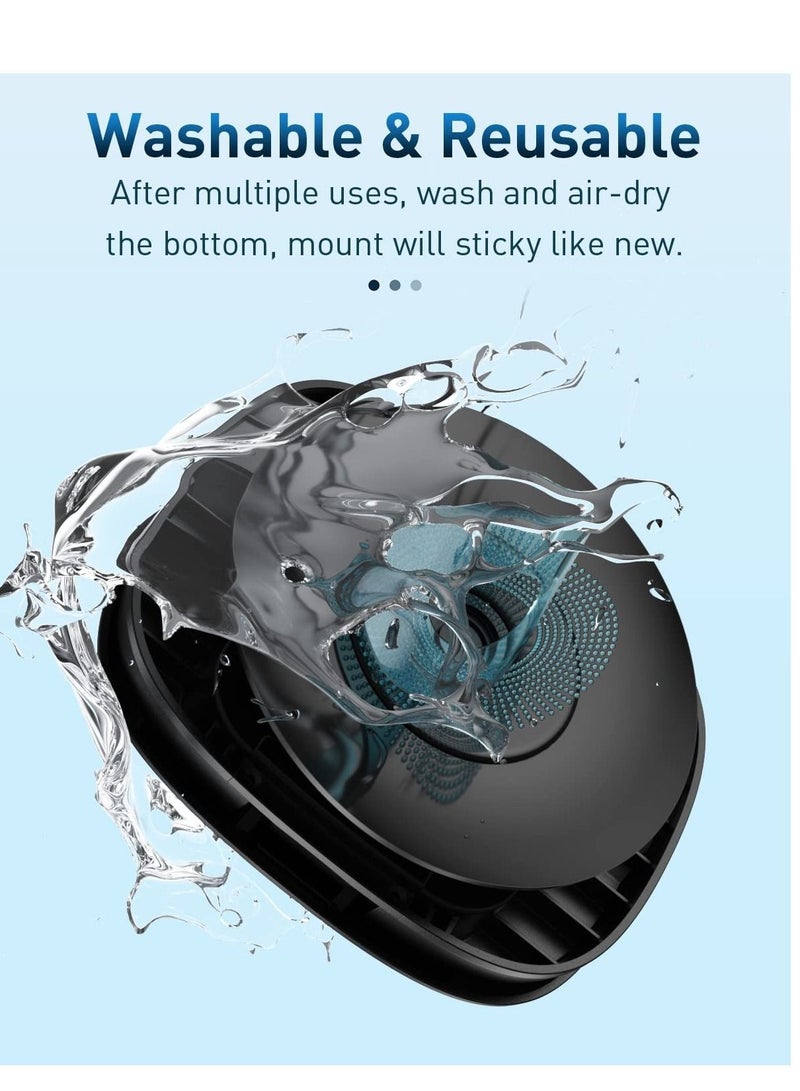 SYOSI Cell Phone Holder for Car, Upgraded 360° Rotatable Phone Mount for Dashboard, Horizontal & Vertical Viewing Friendly Phone Car Mount, Compatible with iPhone Samsung Android Smartphones GPS Devices - Image 5