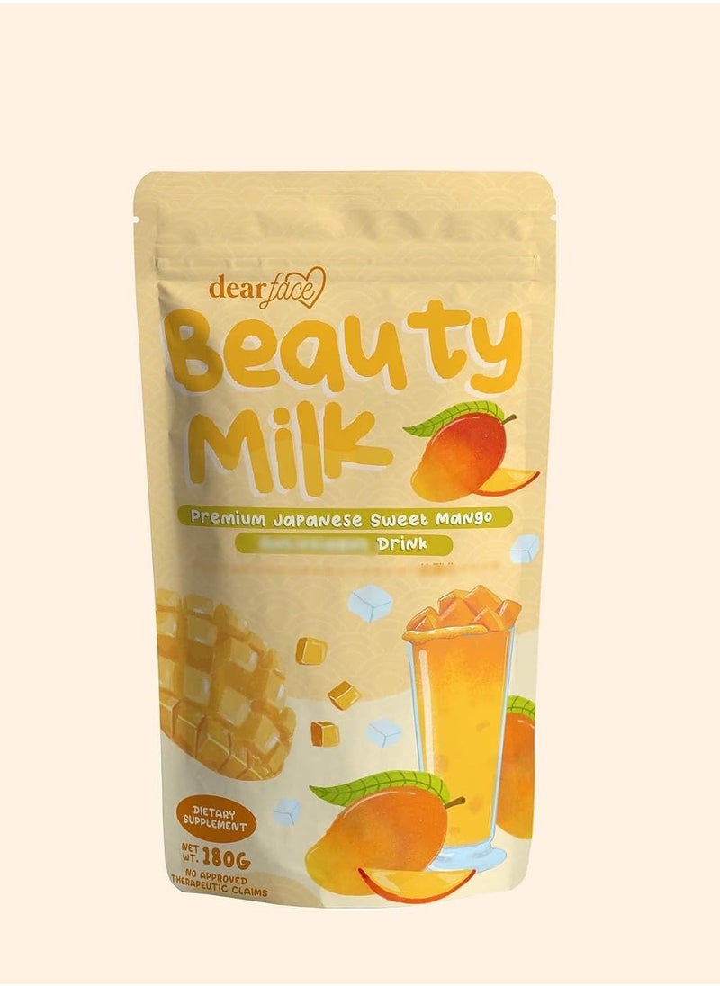 dear face Dear Face Beauty Milk Premium Japanese Sweet Mango Antioxidant Drink 180g 